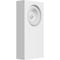 Ekena Millwork Standard Foster Bullseye Plinth Block with Square Edge, 2 1/2"W x 5"H x 1"P PBP025X050X100FOS02 - alternate 1